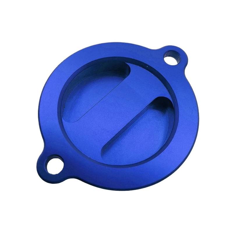 LTADX Motorrad CNC Aluminium Öldeckel Öl Kraftstofffilterdeckel kompatibel mit 701 Vitpilen FC FE FS FX SX SXF XCF(Blue) von LTADX