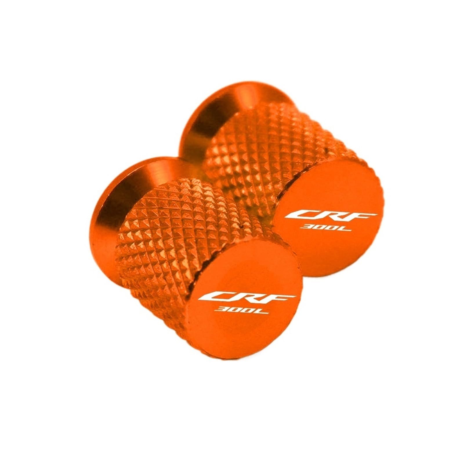 LTADX Motorrad CNC Aluminium Reifenventil Luftanschluss Schaftabdeckung Kappe Kompatibel mit CRF300L CRF300L Rally 2021-2024(Orange) von LTADX