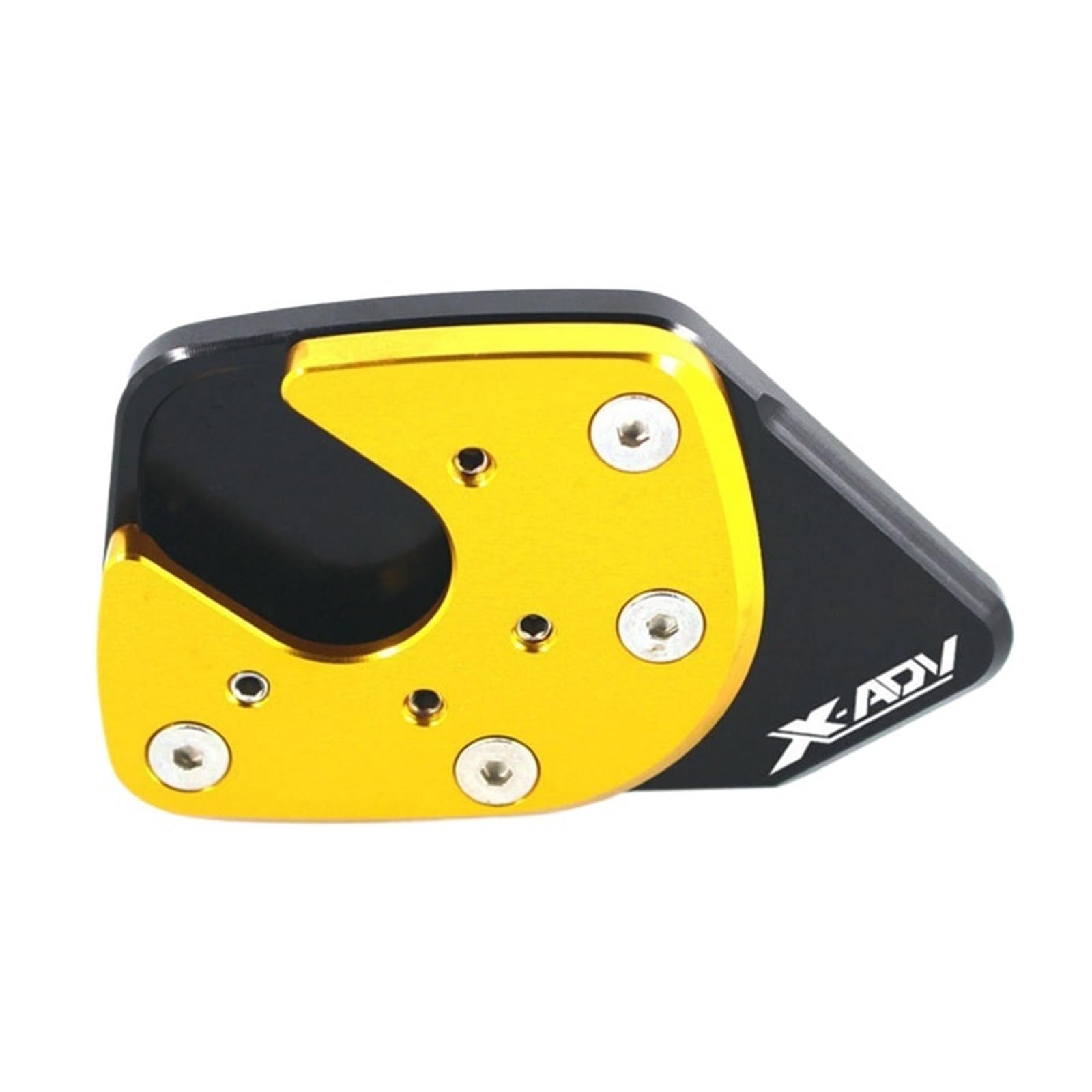 LTADX Motorrad CNC Aluminiumlegierung Halterung Fußseitenhalterung Vergrößertes Pad Kompatibel mit NC750X XADV750 2017-2020(Gold-XADV) von LTADX