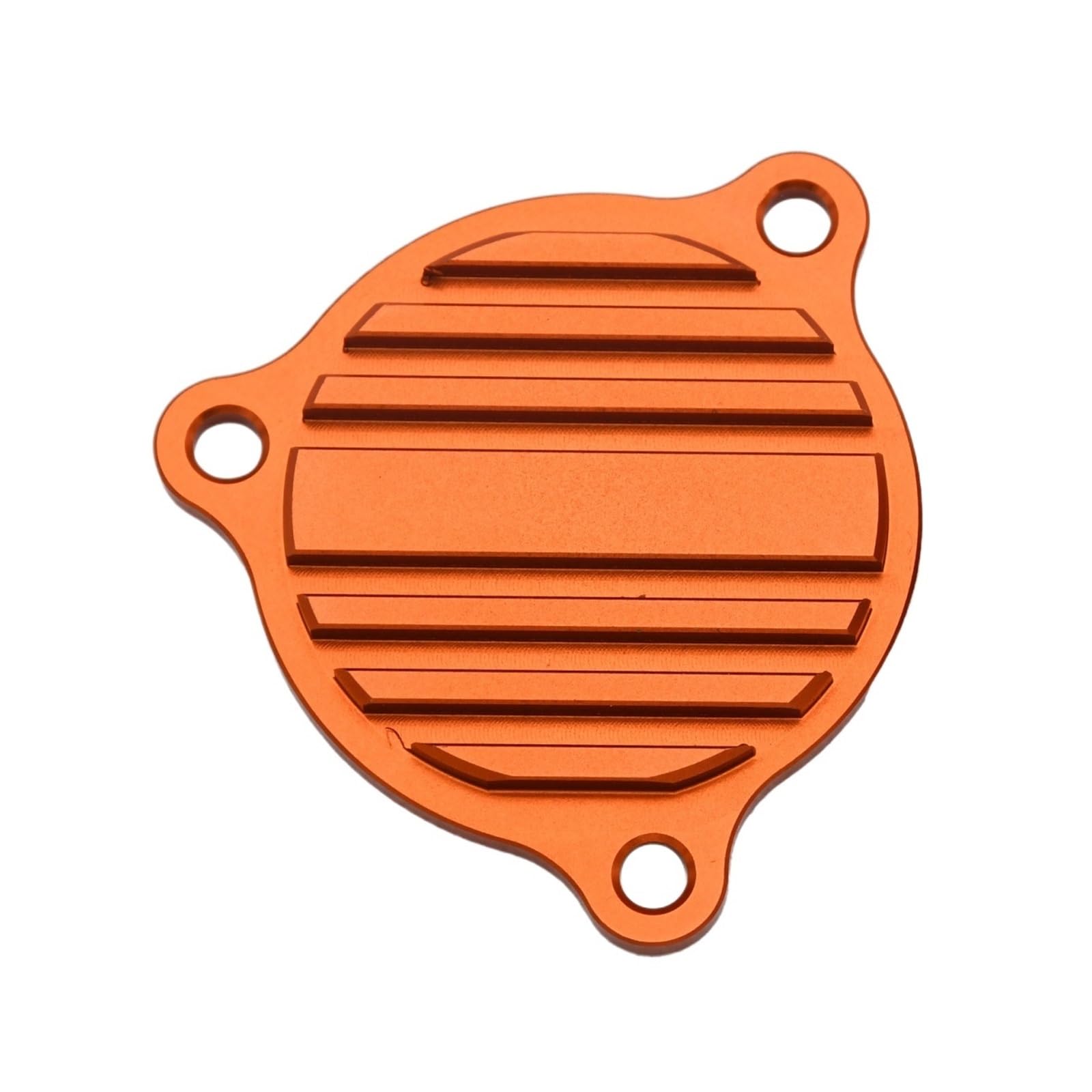 LTADX Motorrad CNC Ölpumpenabdeckung Schutzkappe und Ölfilter Abdeckkappe kompatibel mit 250 350 450 500 530 SXF XCF XCW EXC EXCF 2009–2021(Orange Pump Cover) von LTADX