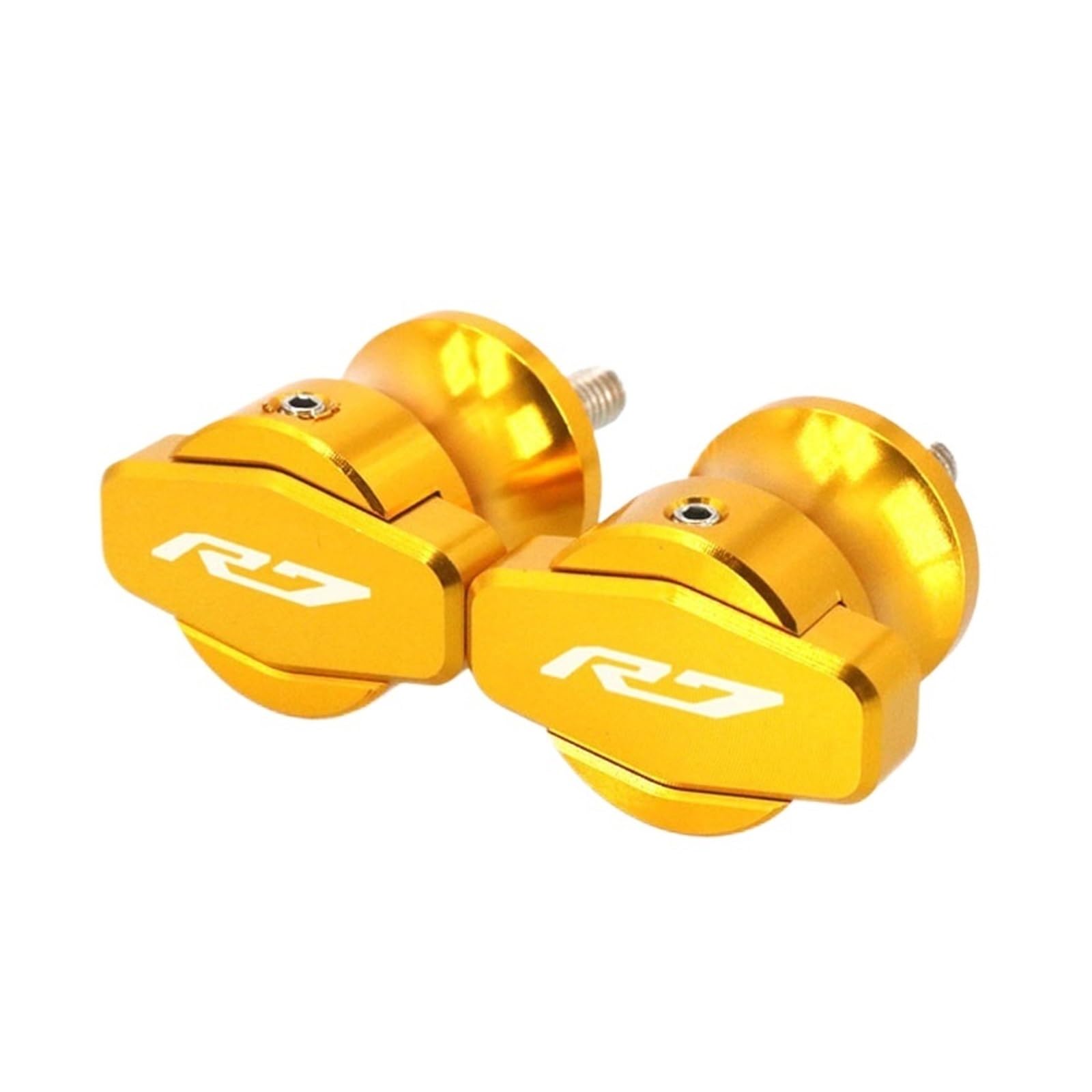 LTADX Motorrad CNC Zubehör Halterung Schraube 6mm Kipphebel Spool Slider Kompatibel mit YZF R7 2021-2023(Gold) von LTADX