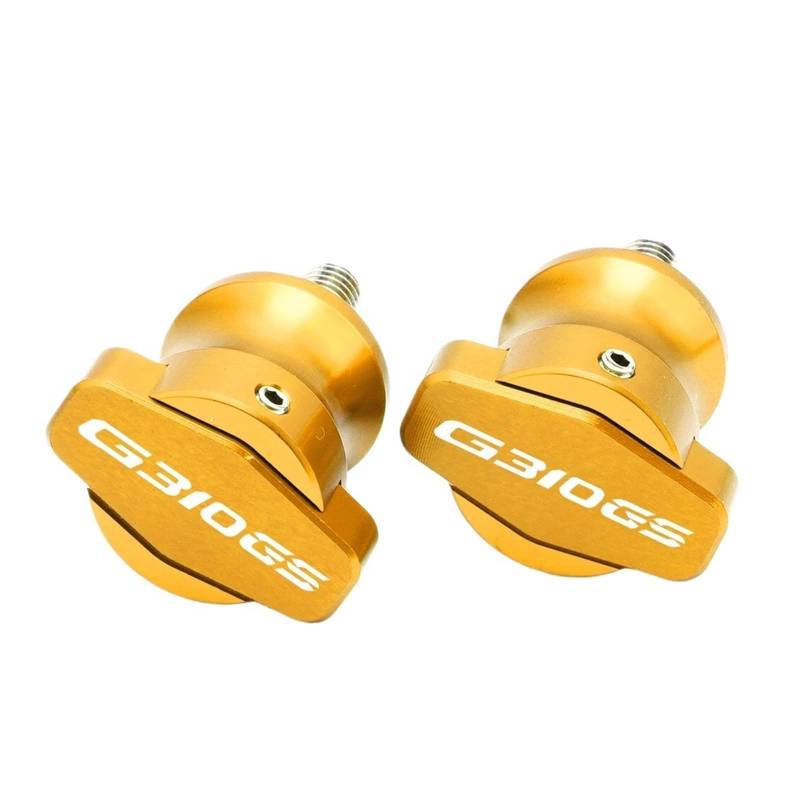 LTADX Motorrad CNC Zubehör Halterung Schraube 8mm Kipphebel Spool Slider Kompatibel mit G310GS 2017-2020(Gold) von LTADX