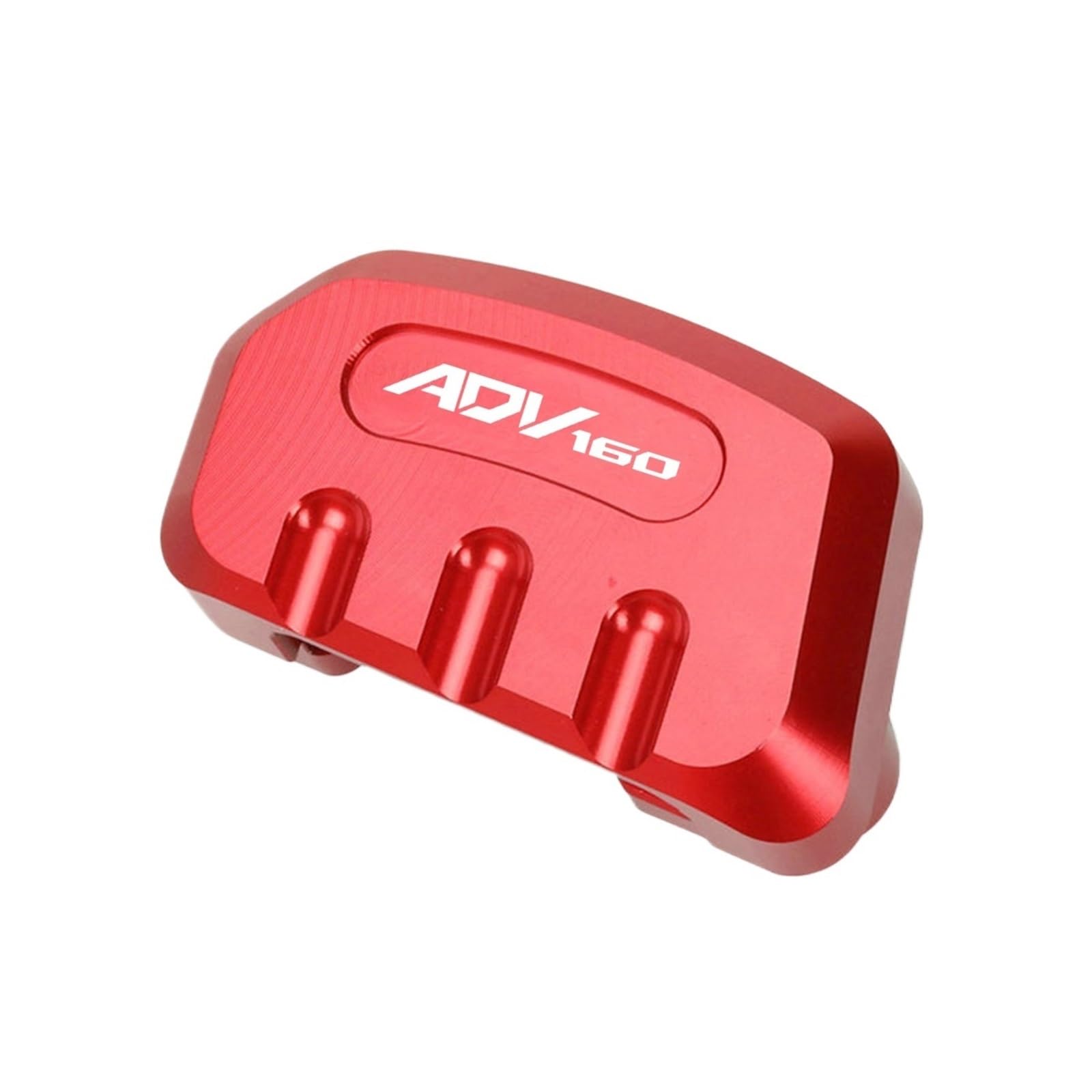 LTADX Motorrad-Fuß-Seitenständer-Vergrößerungsplatte, Fußstütze, Ständer-Verlängerungspolster, kompatibel mit ADV150/160/350(ADV160-Red) von LTADX