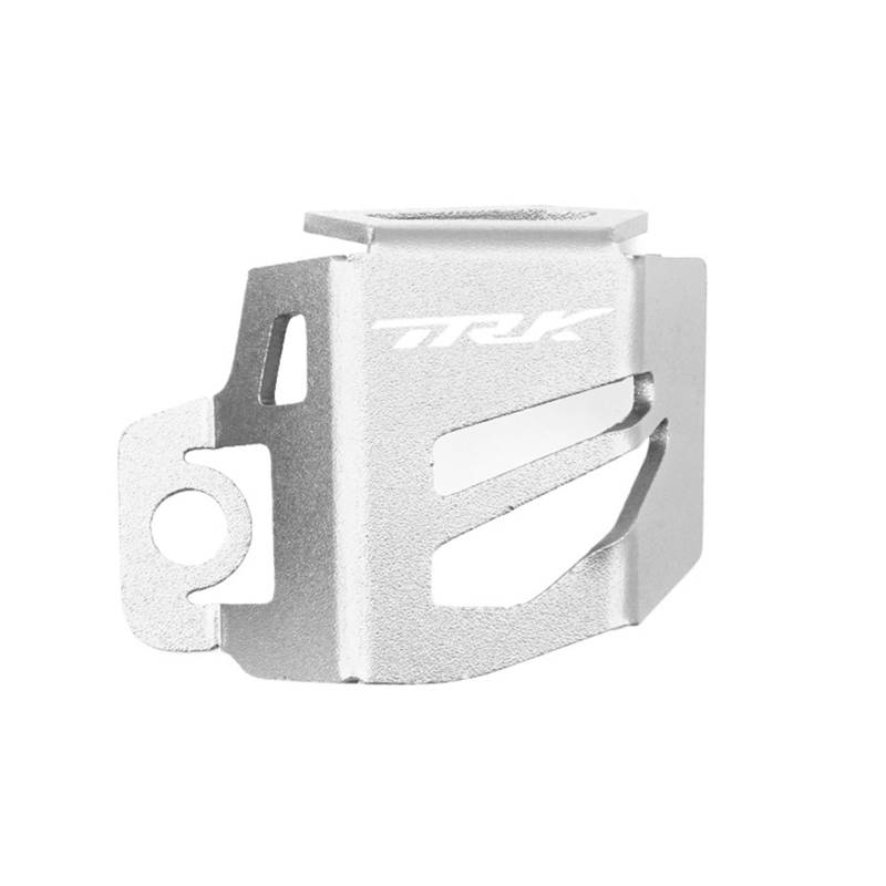 LTADX Motorrad Hinten Brems Flüssigkeit Reservoir Schutz Abdeckung Tank Öl Tasse Schutz Kompatibel Mit TRK702X 2022 TRK702 2023(Silver) von LTADX