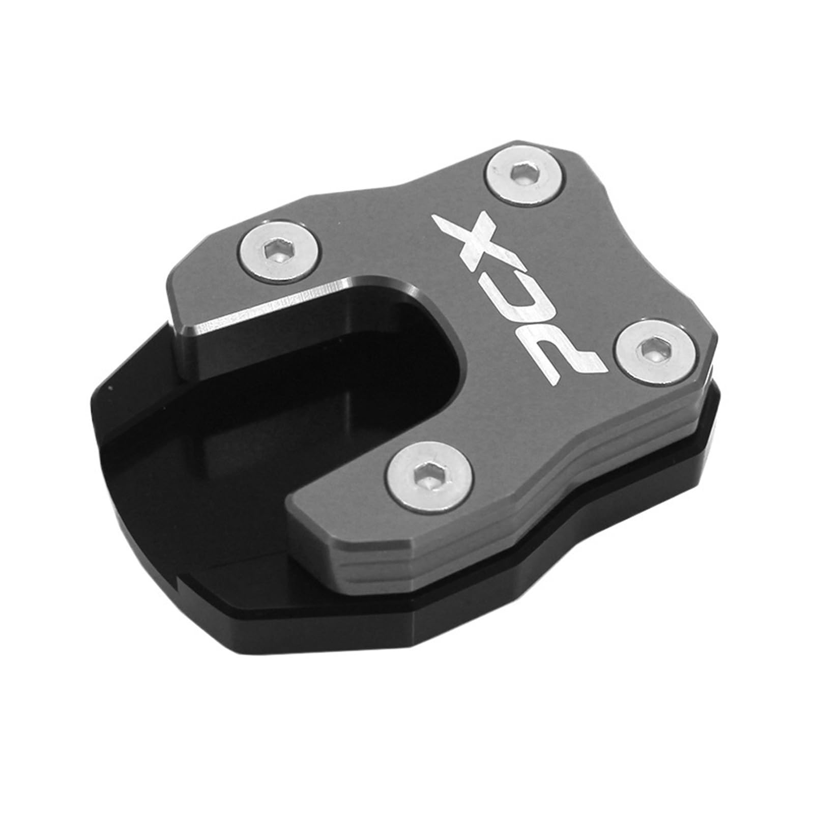 LTADX Motorrad Kickstand Fußstütze Seite Halterung Verlängerung Pad Unterstützung Platte Kompatibel Mit PCX125 PCX150 PCX 125 150 2018-2021(Titanium) von LTADX