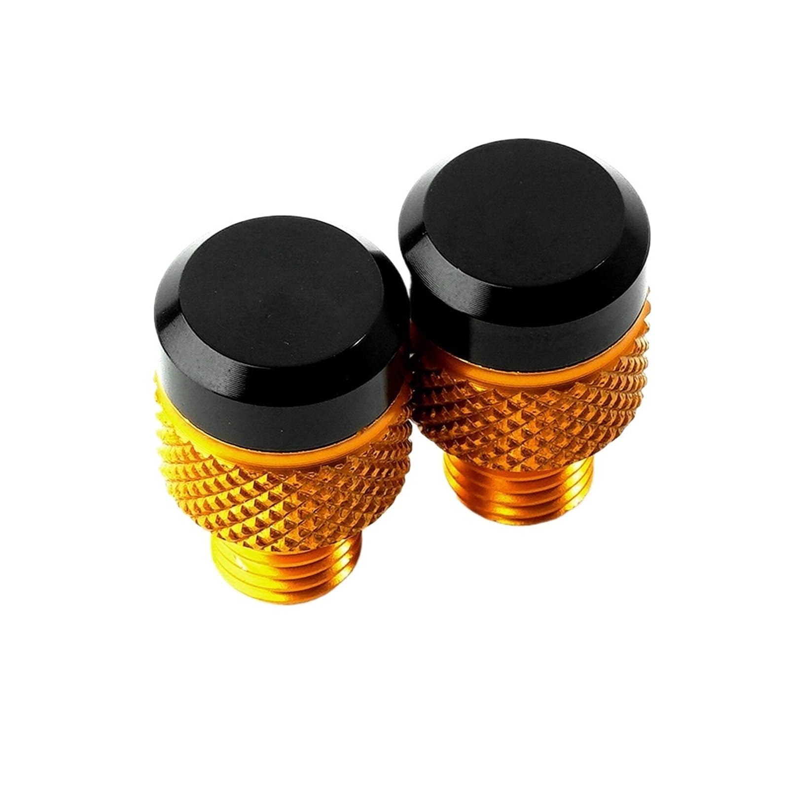 LTADX Motorrad M10*1,25 Rückspiegel Stecker Schraube Kompatibel Mit Trident 660 2021 2022(Gold-nologo) von LTADX