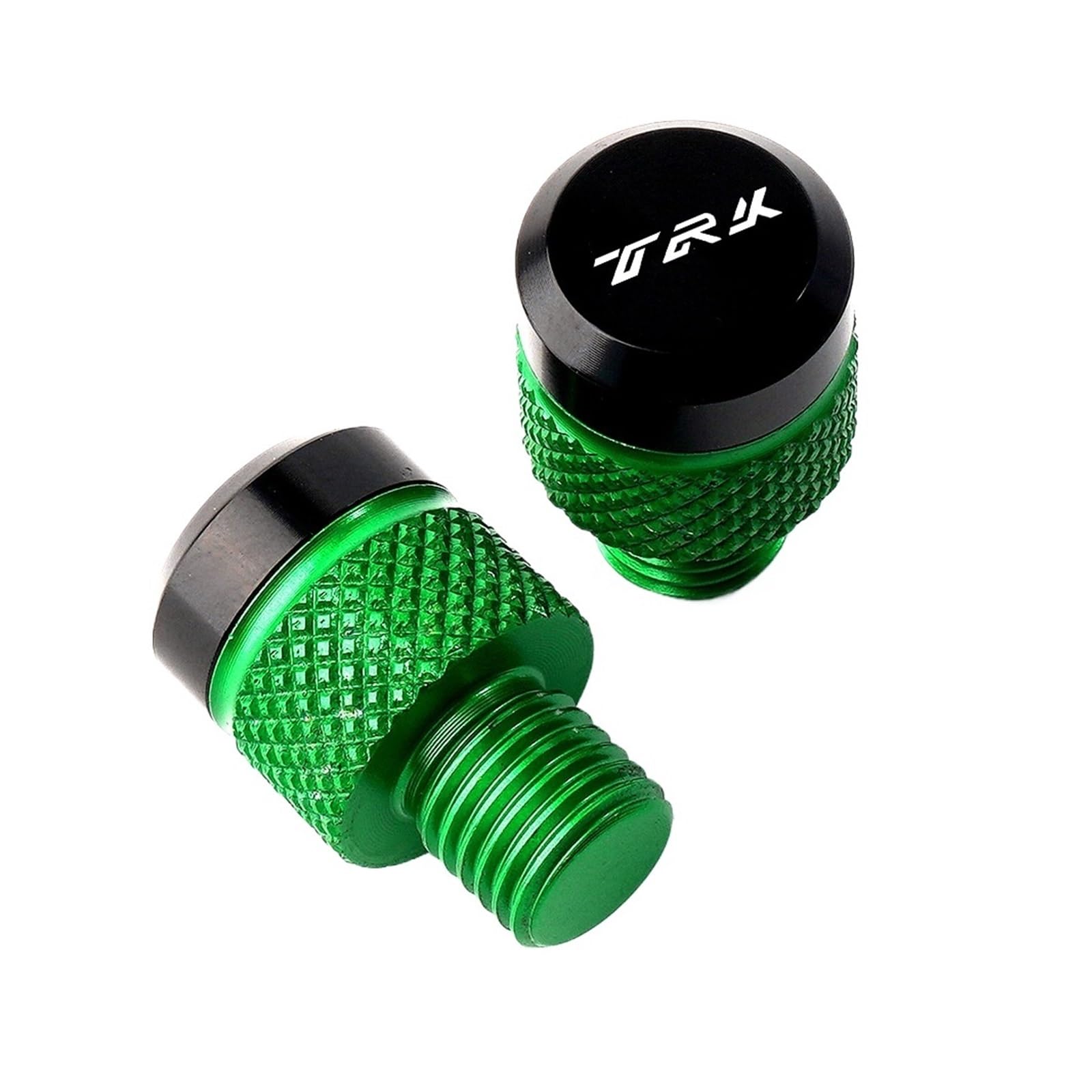 LTADX Motorrad M10 * 1,25 Rückspiegel Stecker Schraube Kompatibel Mit TRK 502 502X 251 TNT 125 300 600 500 250(Green-TRK) von LTADX