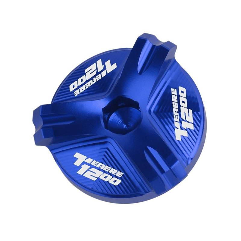 LTADX Motorrad-Öleinfülldeckel, Motorstopfendeckel, kompatibel mit Super Tenere 1200 Tenere1200 XT1200Z XR1200ZE 2010-2019 2020 2021 2022(Blue) von LTADX