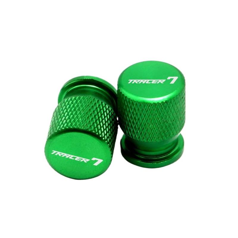 LTADX Motorrad-Reifen-Ventilkappen-Stecker, CNC-Zubehör, kompatibel mit Tracer7 Tracer 700GT Tracer 7 GT 2020–2022(Green) von LTADX