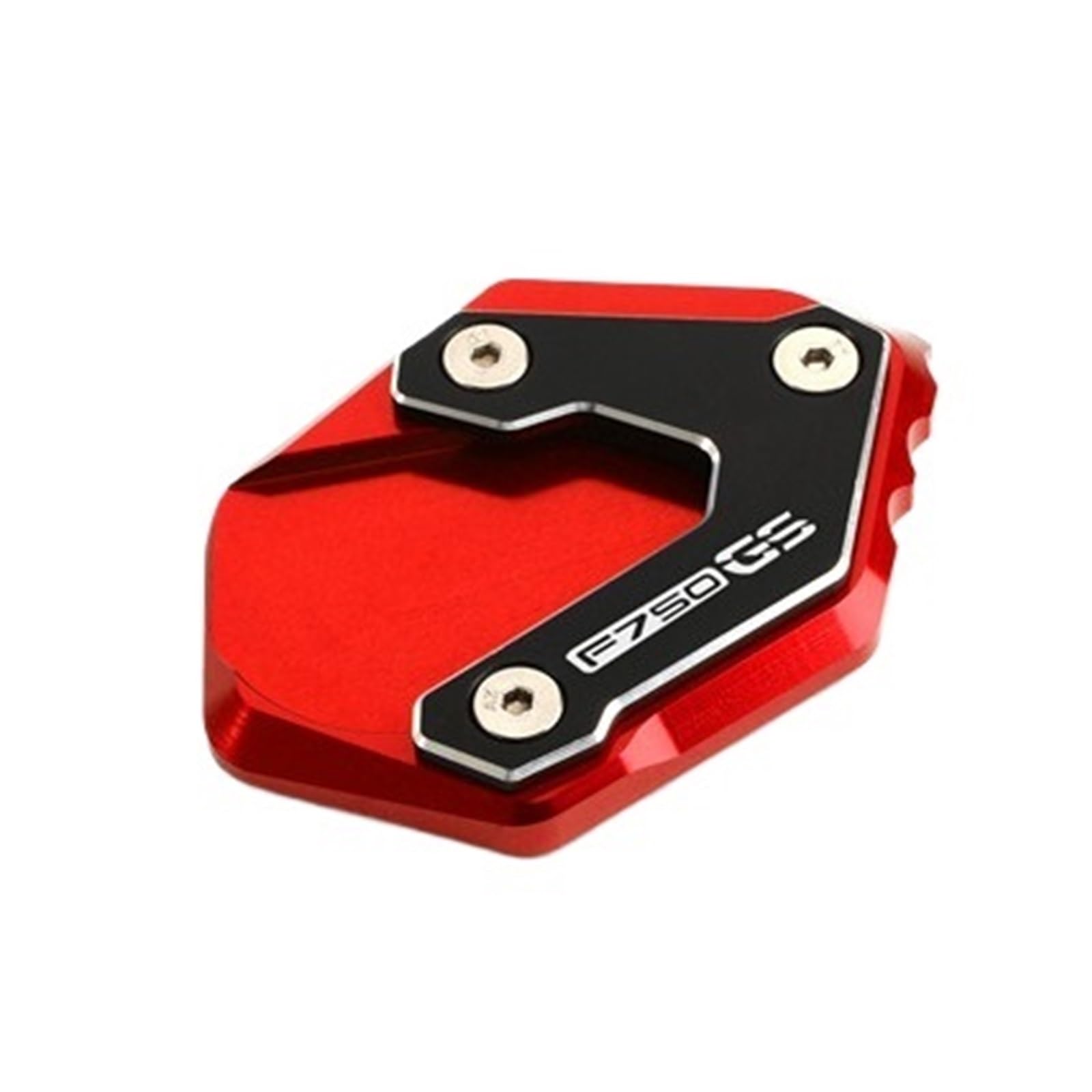 LTADX Motorrad Seitenständer Erweiterung Kickstand Vergrößern Pad Kompatibel Mit Gs 1250 1200 Typ C F750GS 750 R1200GS LC R1250GS 1250 GSA(F750GS Red) von LTADX