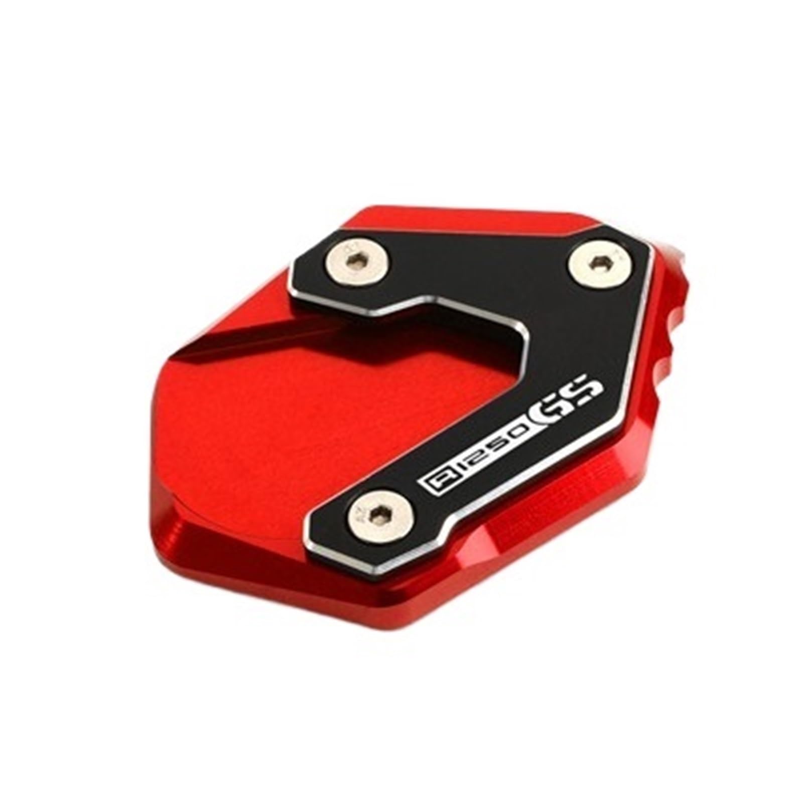 LTADX Motorrad Seitenständer Erweiterung Kickstand Vergrößern Pad Kompatibel Mit Gs 1250 1200 Typ C F750GS 750 R1200GS LC R1250GS 1250 GSA(R1250GS Red) von LTADX