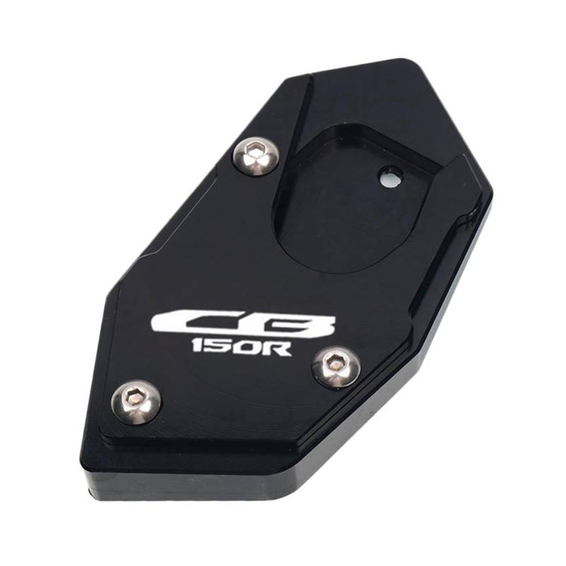 LTADX Motorradständer Seitenständerverlängerung Expander Extender Pad Kompatibel mit CB150R 2017-2019 CB300R CB250R 2013-2019(CB150R Black) von LTADX