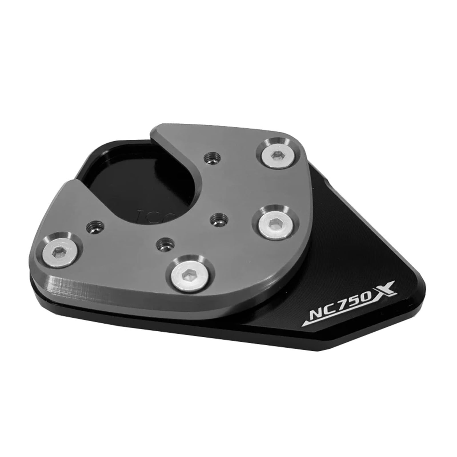 LTADX Motorradständer Seitenständerverlängerung Expander Extender Pad Kompatibel mit NC750X 2014-2019(Titanium) von LTADX