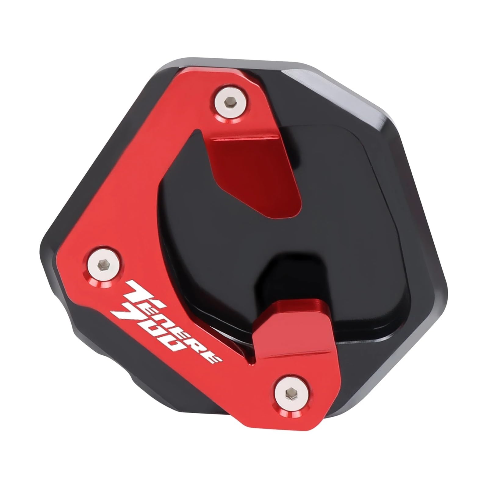 LTADX Motorradständer Seitenständerverlängerung Expander Extender Pad Kompatibel mit TENERE 700 Tenere700 XTZ 700 XTZ700 2019-2023(Red) von LTADX