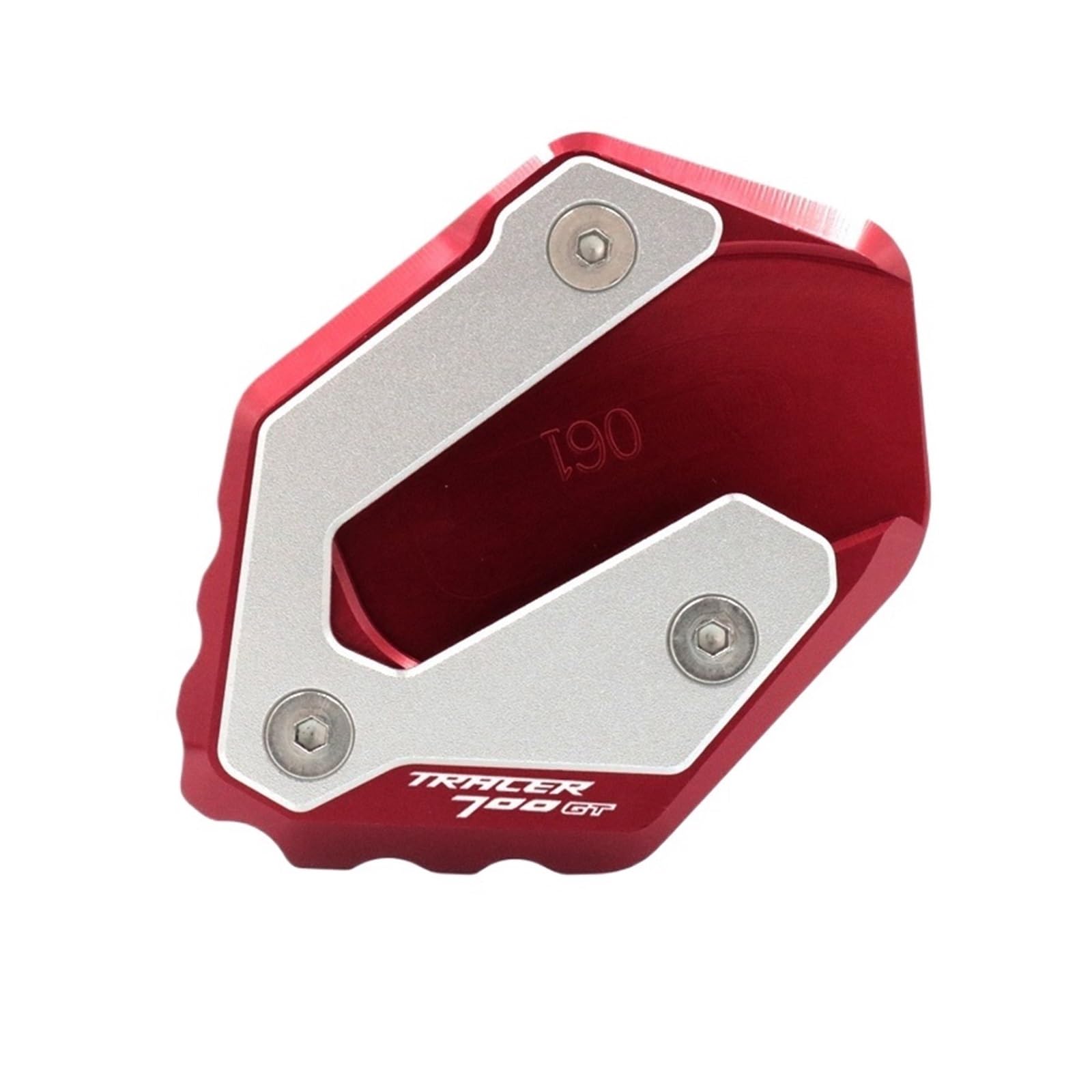 LTADX Motorradständer Seitenständerverlängerung Expander Extender Pad Kompatibel mit Tracer 7GT 2021-2022 Tracer 700GT 2015-2020(700GT Red) von LTADX