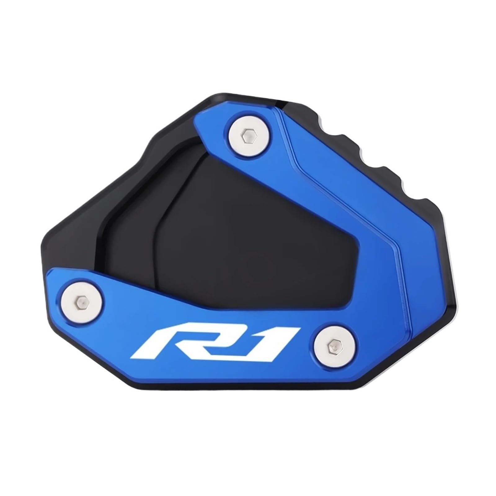 LTADX Motorradständer Seitenständerverlängerung Expander Extender Pad Kompatibel mit YZF-R1 R1M 2015-2023(R1 Blue) von LTADX