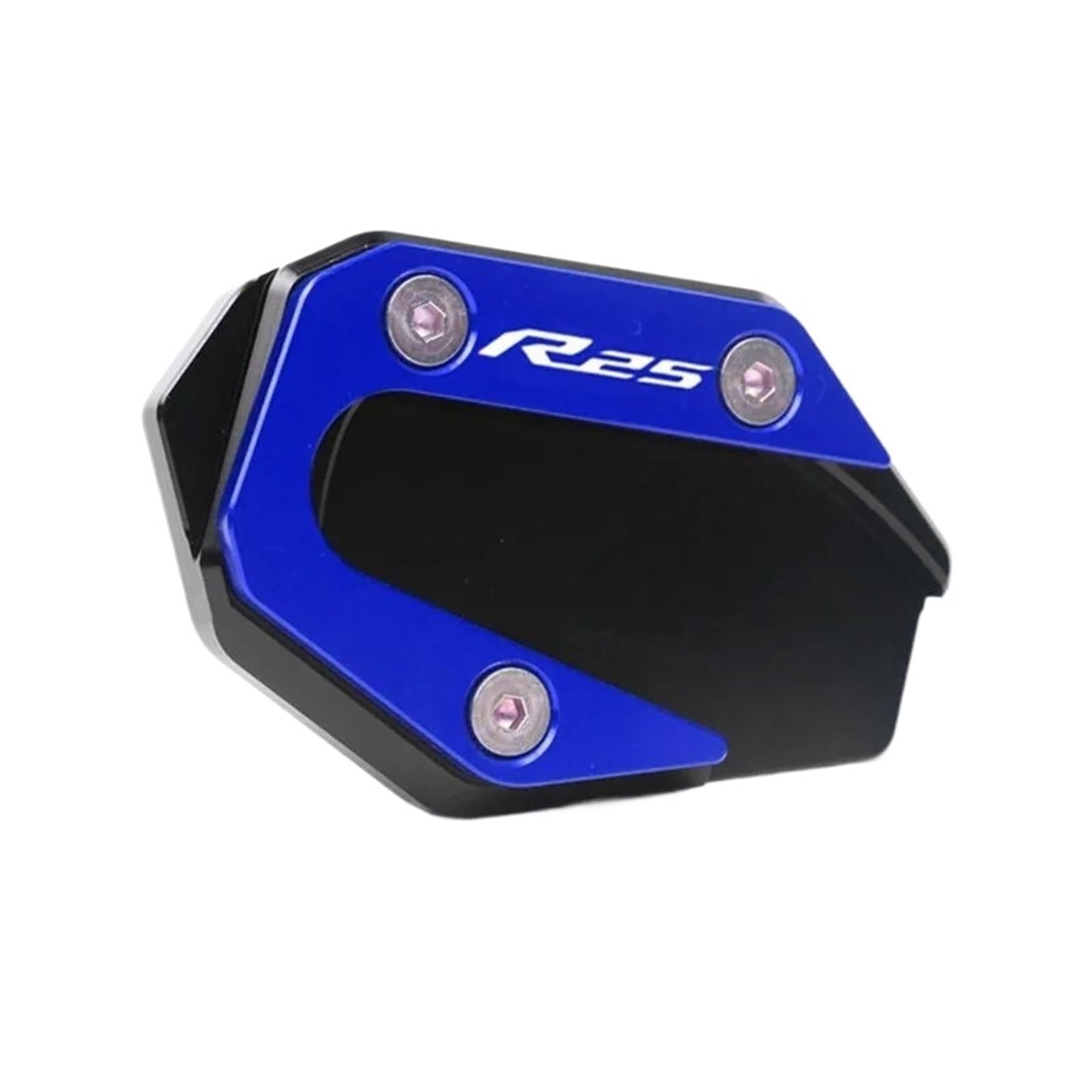 LTADX Motorradständer Seitenständerverlängerung Expander Extender Pad Kompatibel mit YZF-R3 YZF-R25 2015-2018 MT-03 MT-25 2016-2019(Blue-R25) von LTADX