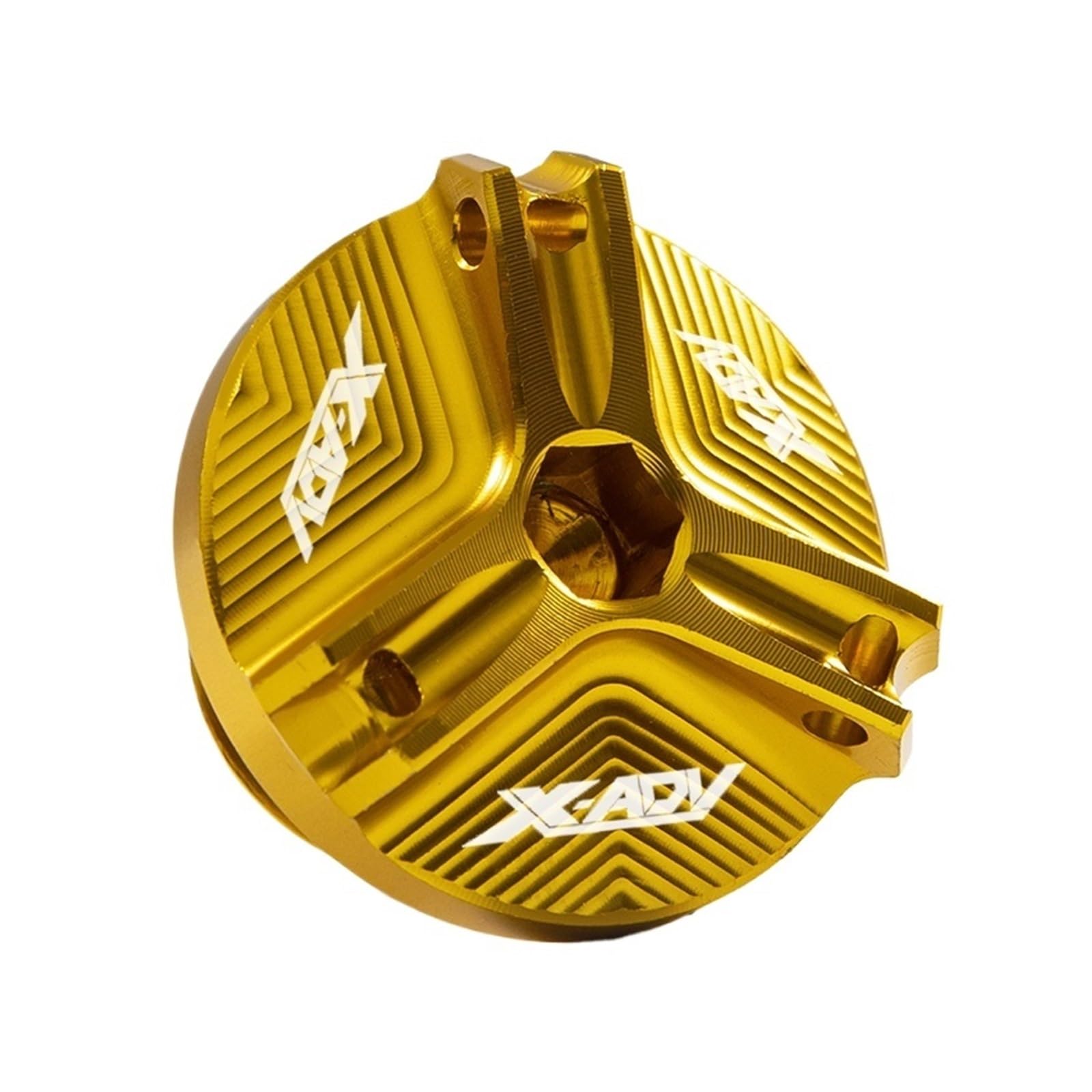 LTADX Motorradzubehör, Motorrad-Vorderradbremsflüssigkeitstankdeckel, Füllanschlussdeckel, kompatibel mit X-ADV 300 750 1000 2017–2023(Gold) von LTADX