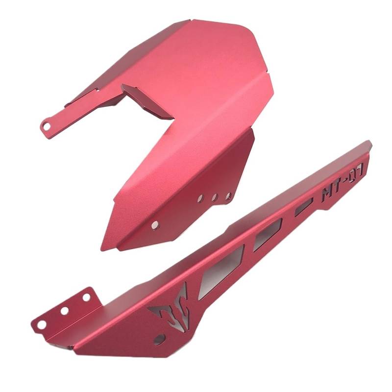 LTADX Motorradzubehör CNC-Kettenabdeckung, Zierplattenschutz, kompatibel mit MT-07 FZ-07 2013–2021 MT-07 Tracer 2016–2021(Red) von LTADX