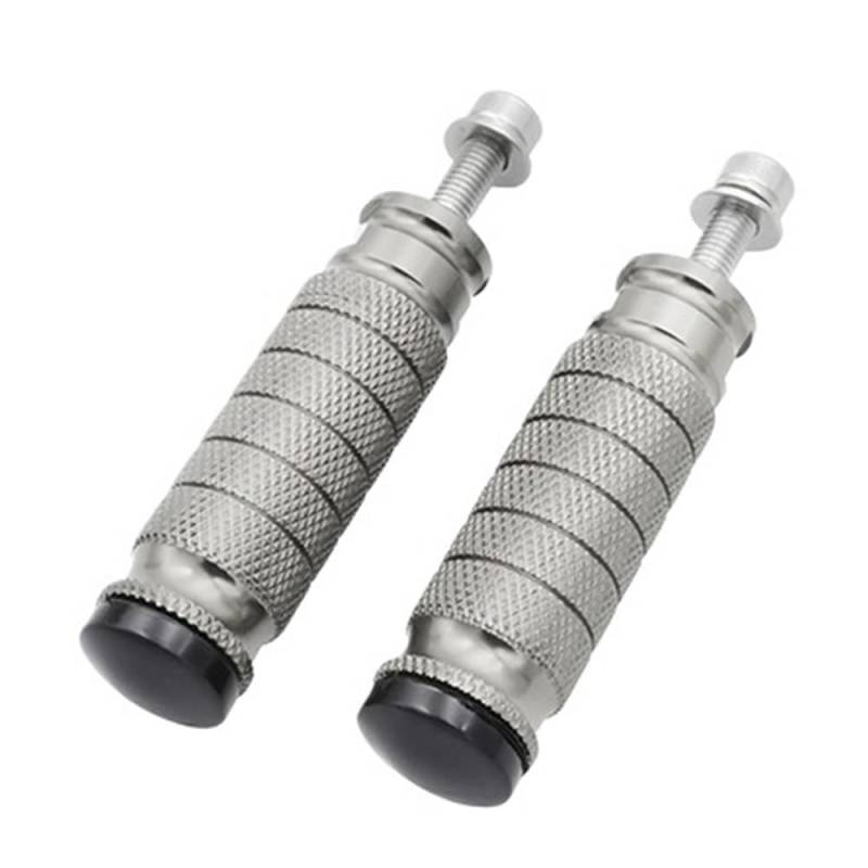 Fußpedal Trittbrett Motorrad 8M CNC Aluminium Universal Motorrad Motorrad Fußstützen Fußrasten Fußstützen Pegs Hinten Pedale Set von LTCZGRCI