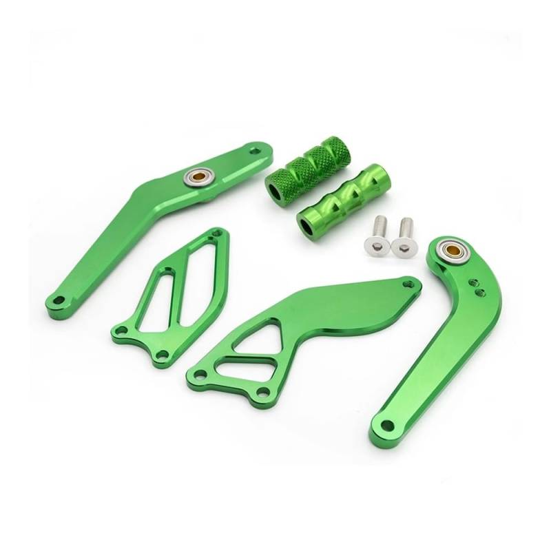 Fußpedal Trittbrett Motorrad Aluminium Motorrad Fußstütze Hinten Passagier Fußrasten Pedale Halterung Set Für YZFR6 YZF R6 2003-2005 2003 2004 2005 von LTCZGRCI