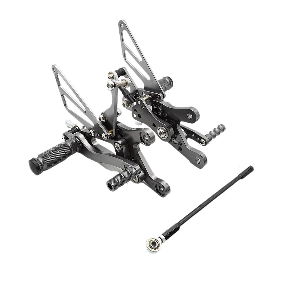 Fußpedal Trittbrett Motorrad Einstellbare Motorrad Fußrasten Fußrastenanlage Fußrasten Fußrasten Pedal Fußrasten FÜR YA&MAHA YZF-R6 1999 2000 2001 2002 von LTCZGRCI