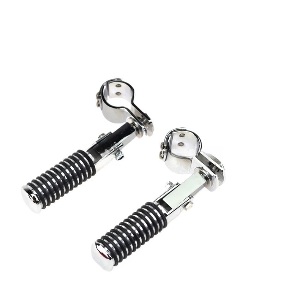 Fußpedal Trittbrett Motorrad Motorrad Autobahn O-Ring Klappbare Verstellbare Fußraste Universal Fußraste Mit Klemme 22mm/25mm/28mm/32mm/38mm Bar Rohr Fußraste von LTCZGRCI