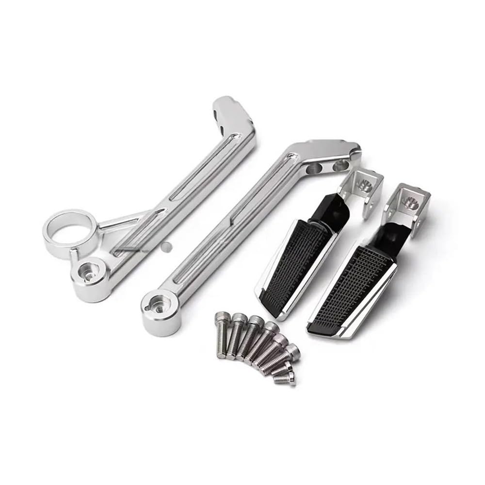 Fußpedal Trittbrett Motorrad Motorrad Fußrasten Hinten Passagier Fußrasten Fußstützen Pedal Halterung Aluminium Für RnineT RNINET R NineT NINET R9T 2014- von LTCZGRCI