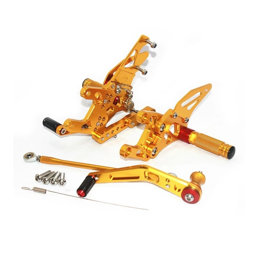 Fußpedal Trittbrett Motorrad Motorrad Verstellbare Fußrastenanlage Fußrasten Fußrasten Hinten Set Für CBR1000RR CBR 1000 RR Fireblade SC59 2008–2016 von LTCZGRCI