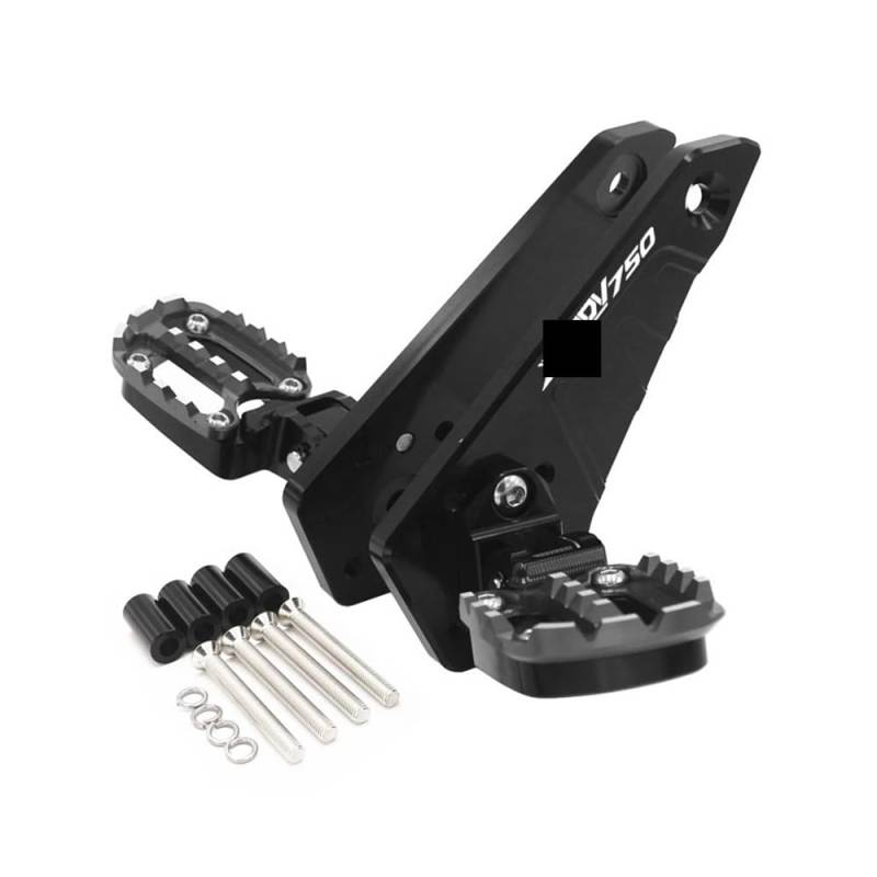 Fußpedal Trittbrett Motorrad Motorrad Zubehör Klapp Hinten Fußrasten Fußrasten Passagier Für CBR650F CB650F CBF1000 VF750S Sabre VFR750 VFR800 F von LTCZGRCI