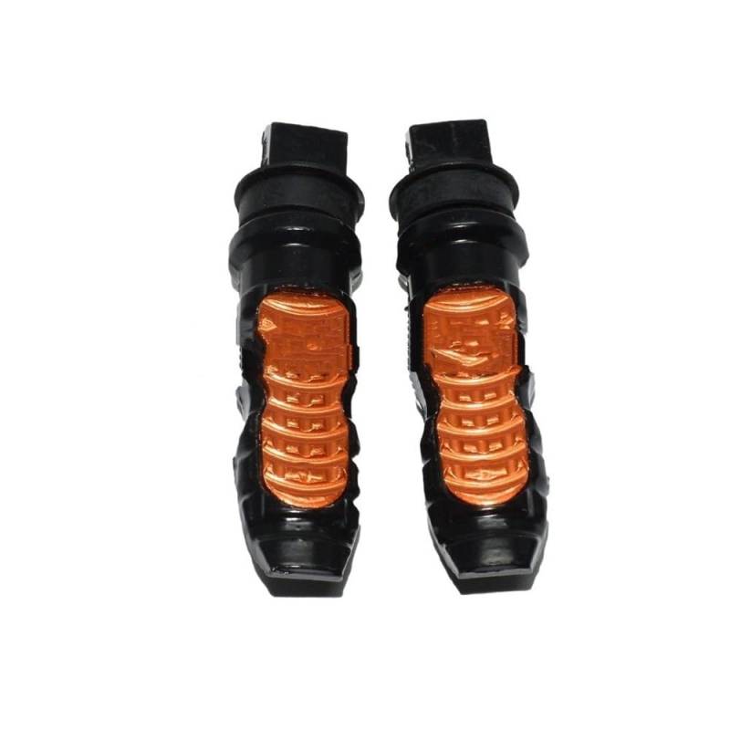 Fußpedal Trittbrett Motorrad Universal Motorrad Hinten Passagier Fußrasten Pedale Fußstütze Roller Fußraste Pedal Fußstütze Für CG GN VT600 von LTCZGRCI