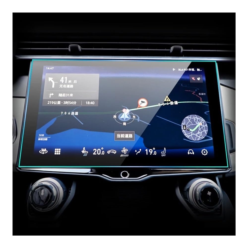 Instrumententafel Membran Auto-Center-Bildschirm, GPS, gehärtetes Glas, Schutzfolie, Auto-Innenraum, Kratzfest, für Lynk&Co 01 2021 Displayschutzfolie von LTCZGRCI