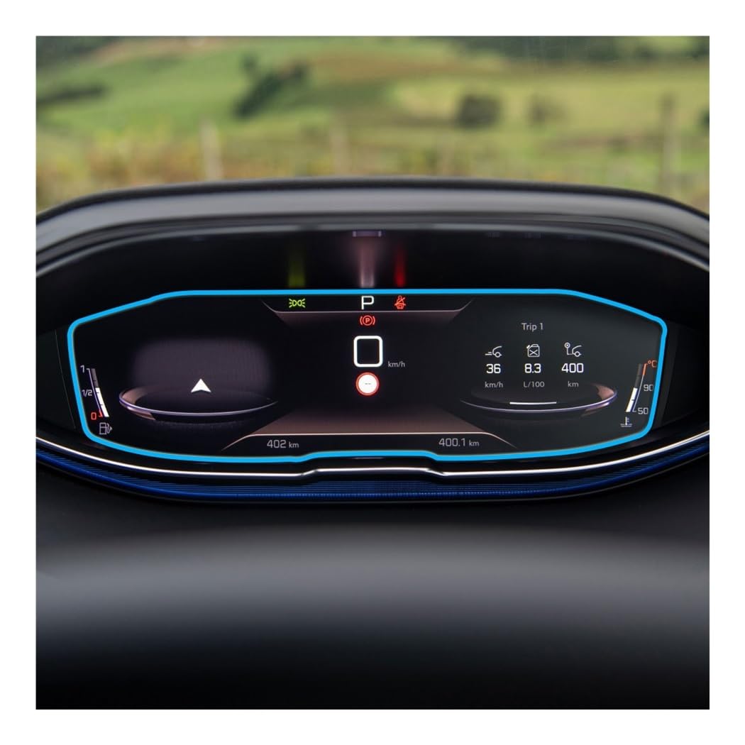 Instrumententafel Membran Auto GPS Navigation Schutz Film Für Peugeot 3008 2021-2022 Bildschirm Instrument Schutz Film Zubehör Displayschutzfolie von LTCZGRCI