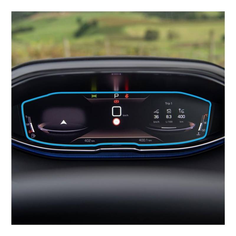 Instrumententafel Membran Auto GPS Navigation Schutz Film Für Peugeot 3008 2021-2022 Bildschirm Instrument Schutz Film Zubehör Displayschutzfolie von LTCZGRCI