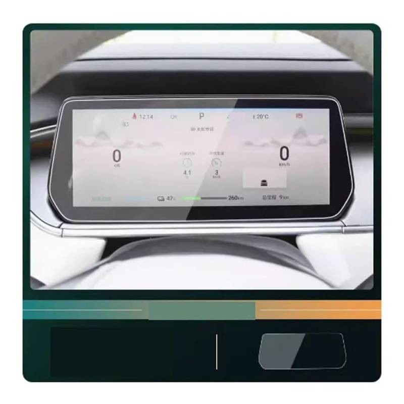 Instrumententafel Membran Auto GPS-Navigation Und Dashboard Touch Gehärtetem Glas Für BYD Für Song L 2023-2024 Displayschutzfolie Displayschutzfolie von LTCZGRCI