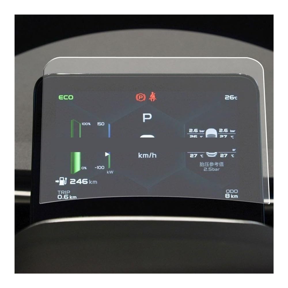 Instrumententafel Membran Auto Gehärtetes Glas Bildschirm Schutz Film Schutz Für Geely Für Geomerty C 2020-2021 Dashboard Displayschutzfolie von LTCZGRCI