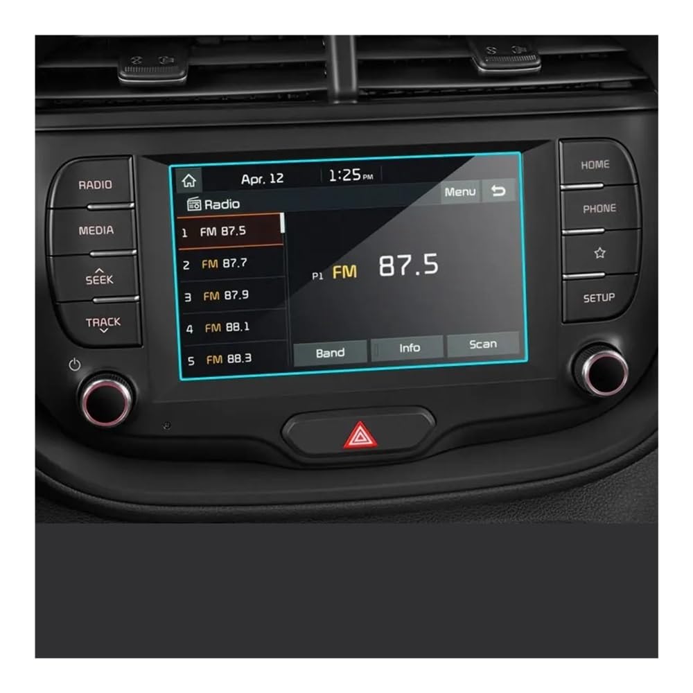 Instrumententafel Membran Auto Gehärtetes Glas Schutz Film Dashboard Schutz Für Kia Für Soul 2020-2021 7 Zoll Auto Radio Displayschutzfolie von LTCZGRCI