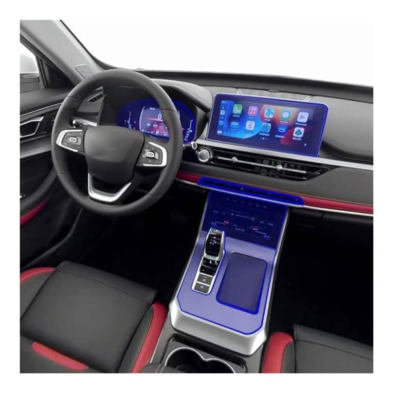 Instrumententafel Membran Auto Getriebe Dashboard GPS Bildschirm Film Schutz Für Chery Für Tiggo 4 2022 2023 Displayschutzfolie von LTCZGRCI