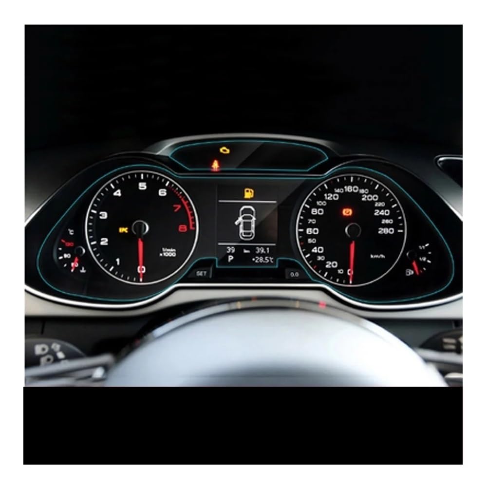 Instrumententafel Membran Auto Instrument Panel Screen Protector Für A4 Für B8 Für B9 Dashboard Membran Schutz Film Displayschutzfolie von LTCZGRCI