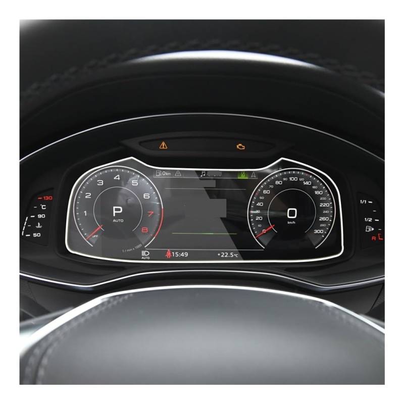 Instrumententafel Membran Auto Navigation Displayschutzfolie für Q8 2019-2022 Radio GPS Armaturenbrett Displayschutzfolie Displayschutzfolie von LTCZGRCI