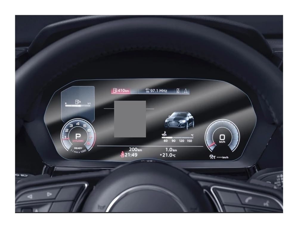 Instrumententafel Membran Auto Navigation Gehärtetem Glas Screen Protector Film Für A3 Für 8Y 2021-2022 Auto Innen Zubehör Displayschutzfolie von LTCZGRCI