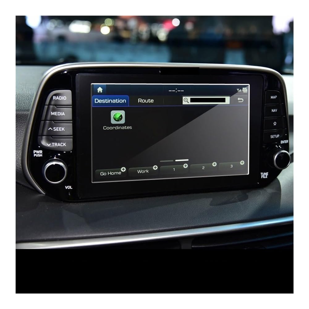 Instrumententafel Membran Auto Navigtion Displayschutzfolie Aufkleber Armaturenbrett Schutz für Hyundai Für Santa Fe TM 2019-2020 Displayschutzfolie von LTCZGRCI