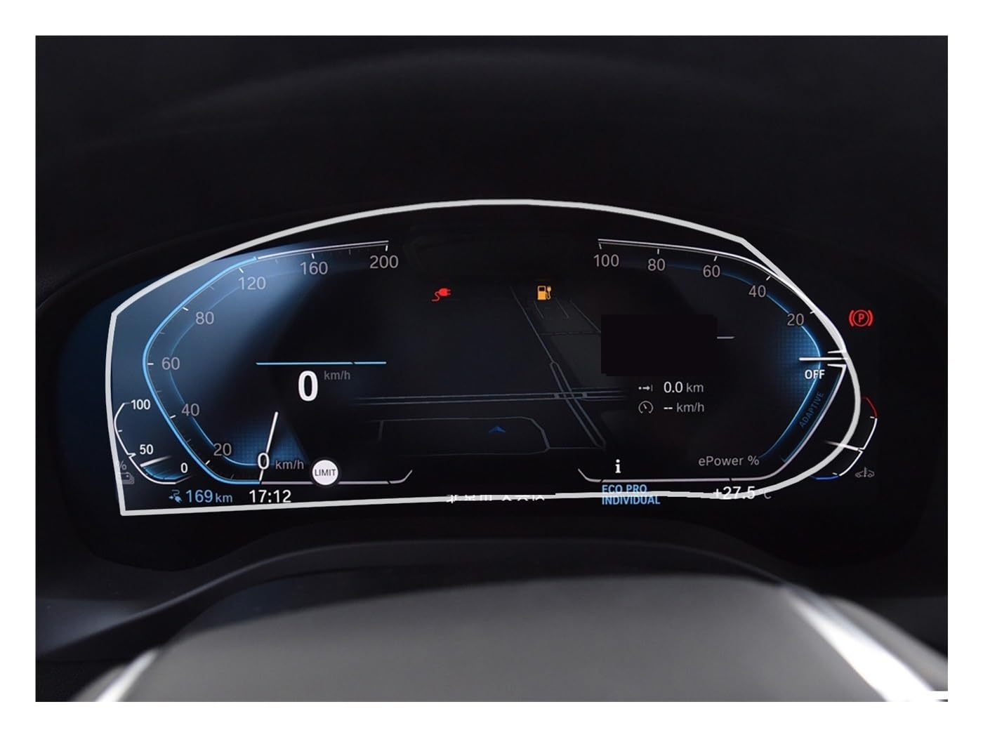 Instrumententafel Membran Car Navigtion Displayschutzfolie aus gehärtetem Glas für das Armaturenbrett des Für iX3 2021 Displayschutzfolie von LTCZGRCI