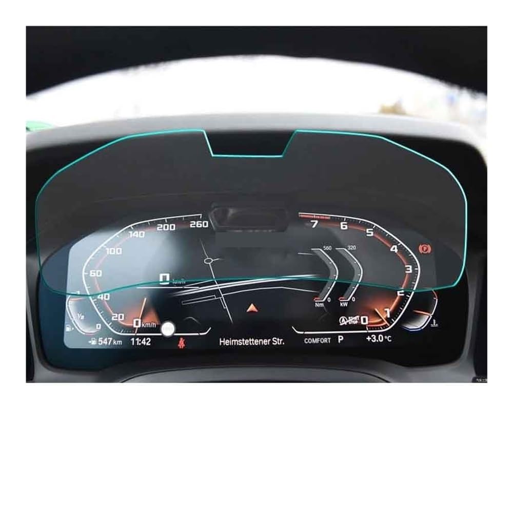 Instrumententafel Membran Displayschutzfolie aus gehärtetem Glas für G20 für G21 für Serie 3 2020-2021, Autoradio, GPS-Navigation, Schutzfolie Displayschutzfolie von LTCZGRCI