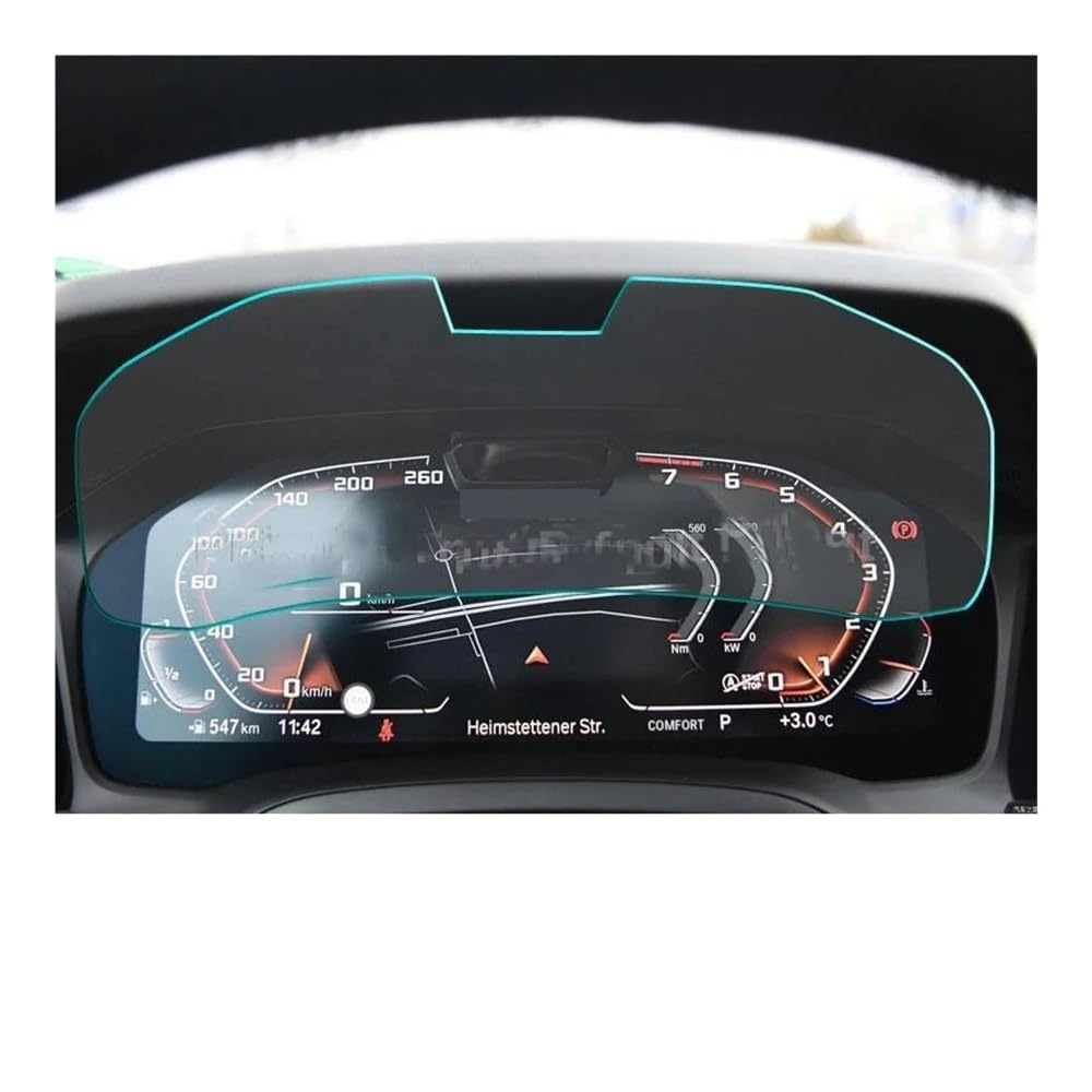 Instrumententafel Membran Displayschutzfolie aus gehärtetem Glas für IX3 2022 12,3-Zoll-Auto-Infotainment-Navigation, virtuelles Cockpit, digitales Armaturenbrett Displayschutzfolie von LTCZGRCI