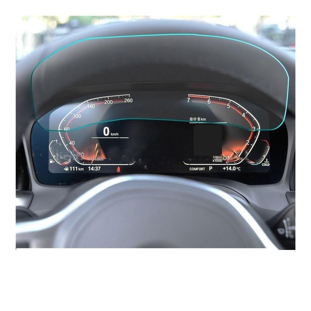 Instrumententafel Membran Displayschutzfolie aus gehärtetem Glas für IX3 2022 12,3-Zoll-Auto-Infotainment-Navigation, virtuelles Cockpit, digitales Armaturenbrett Displayschutzfolie von LTCZGRCI