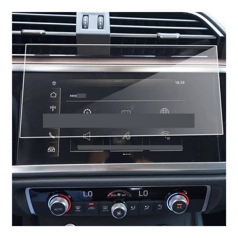 Instrumententafel Membran Displayschutzfolie aus gehärtetem Glas für Q3 2021-2022, Auto-Navigation, Radio, DVD, GPS-Brett Displayschutzfolie von LTCZGRCI