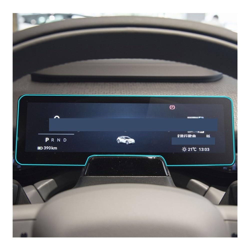 Instrumententafel Membran Displayschutzfolie aus gehärtetem Glas für ZEEKR X 2023–2024, Auto-Infotainment-Radio, GPS-Navigationsinstrument Displayschutzfolie von LTCZGRCI