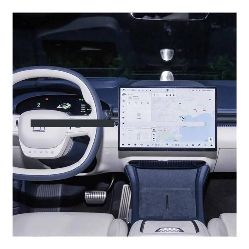 Instrumententafel Membran Displayschutzfolie aus gehärtetem Glas für ZEEKR für 007 2024, Auto-GPS und Armaturenbrett-Touch-Schutzfolie Displayschutzfolie von LTCZGRCI