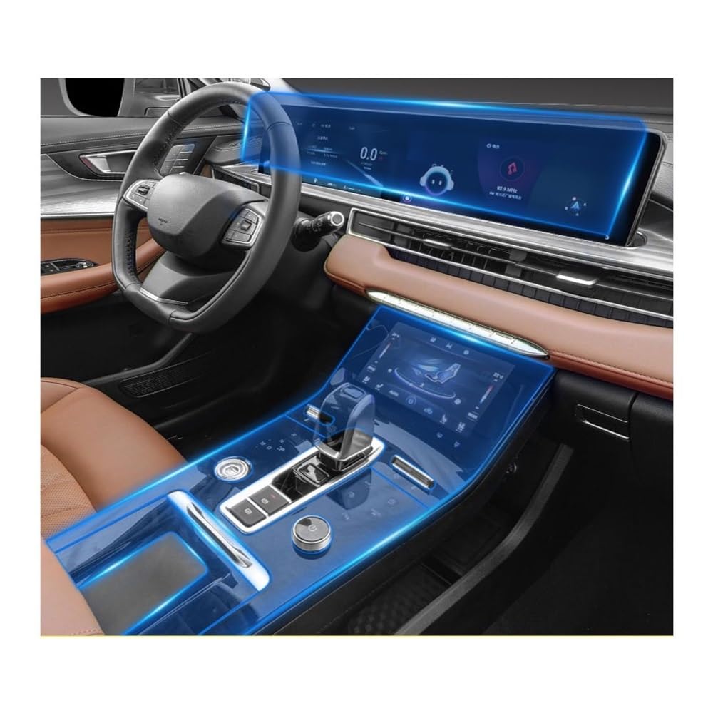 Instrumententafel Membran Film Schutz Für Chery Für Tiggo 8 2020-2021 Auto Getriebe Dashboard GPS Navigation Bildschirm Displayschutzfolie von LTCZGRCI